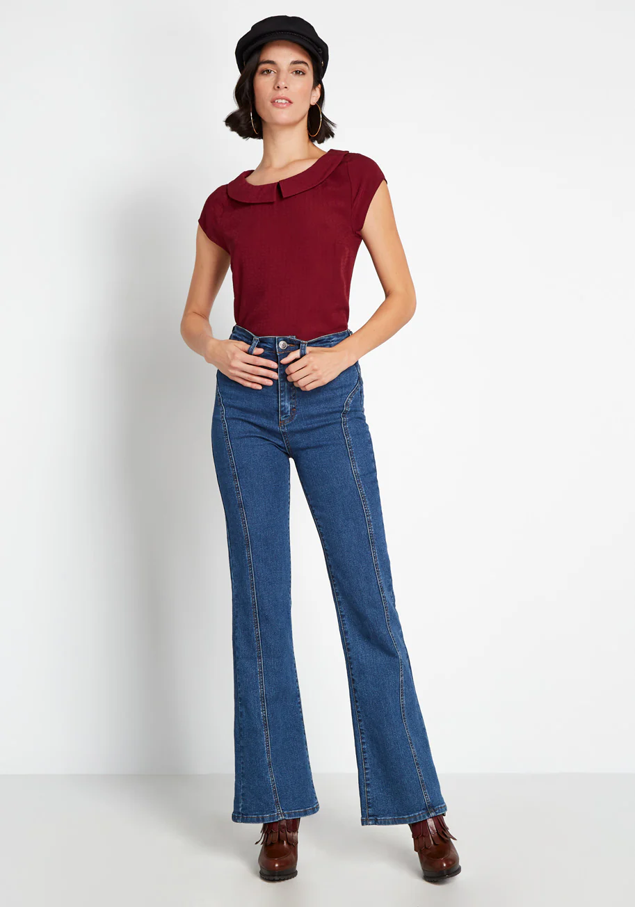 Adorable Around the Edges Collared Top - Olabens