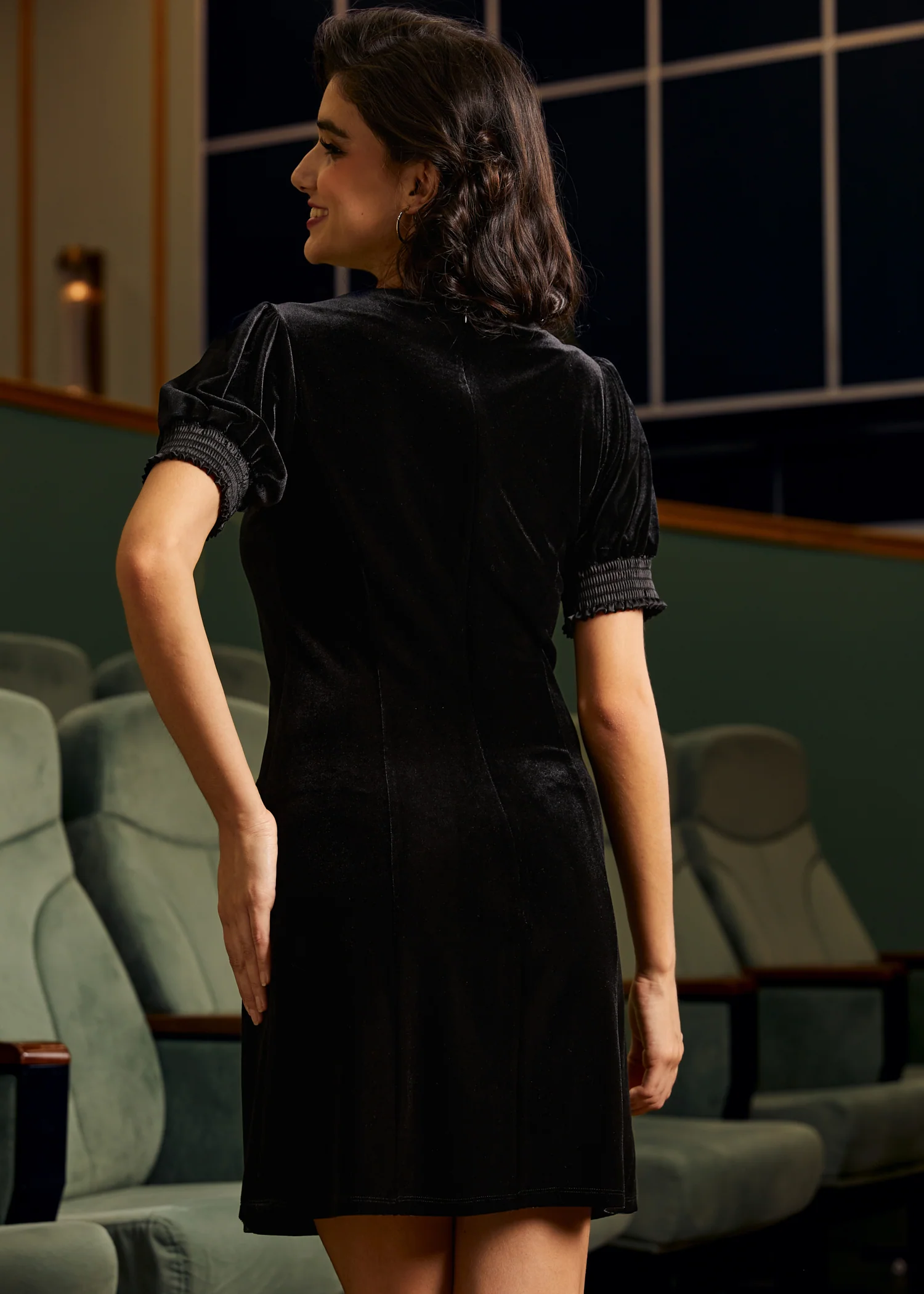 Charleston Charm Square Neck Dress - Olabens