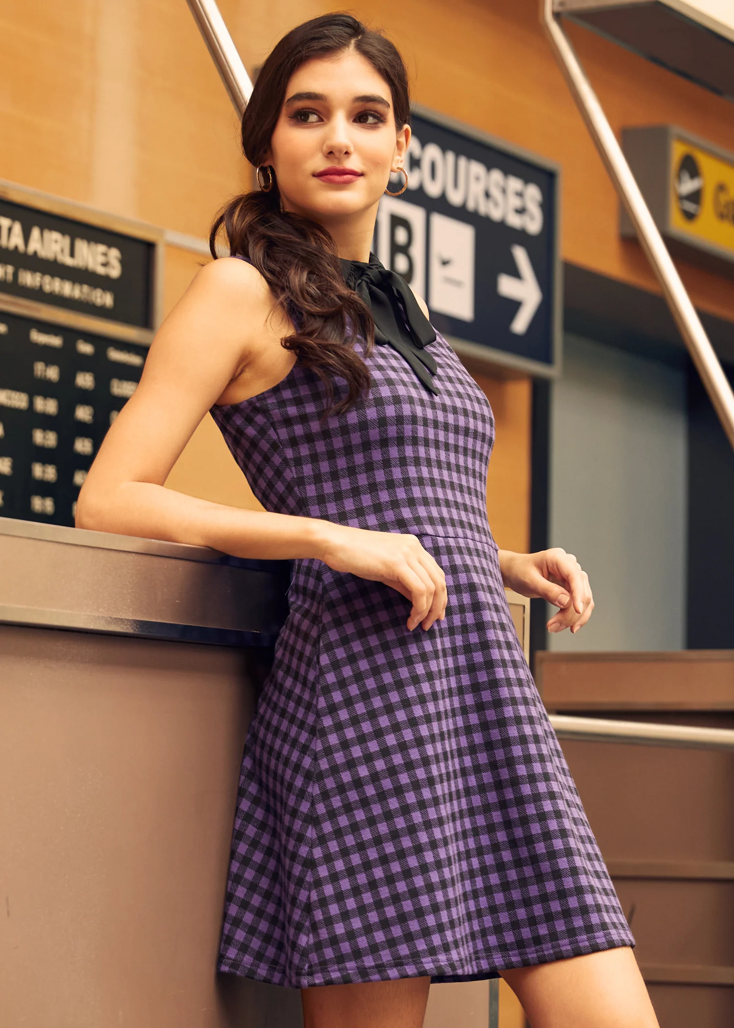 November Nostalgia Flare Dress - Olabens