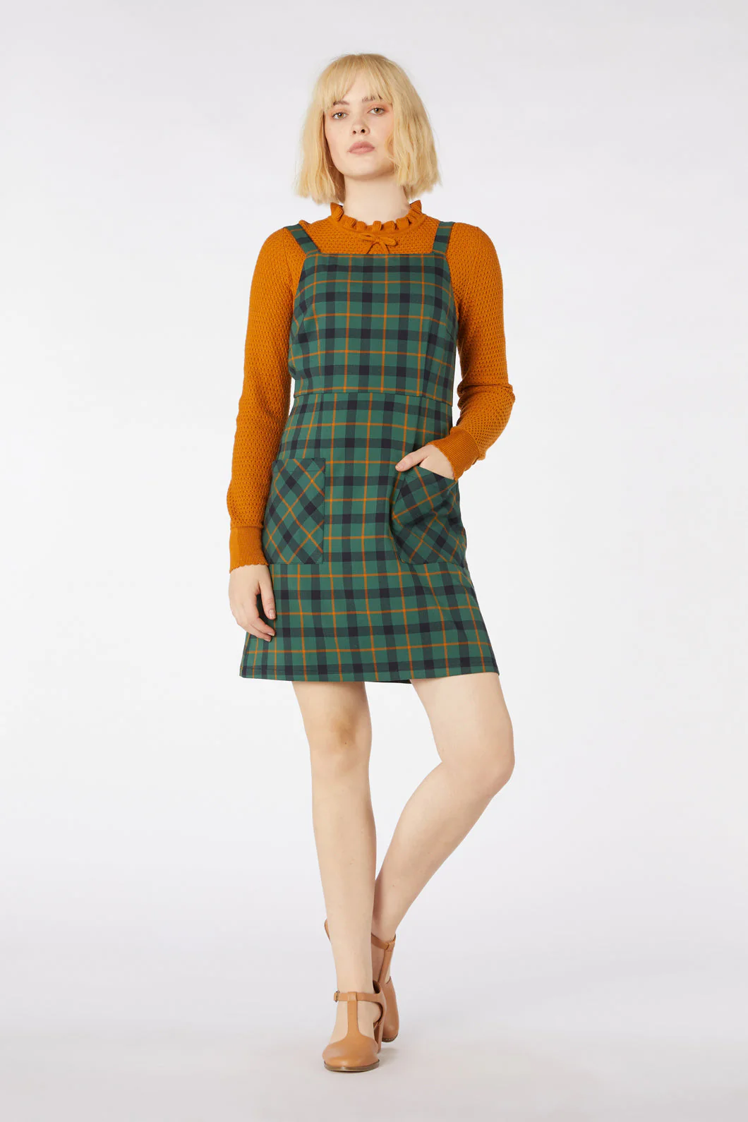 Claudia Check Pinny - Olabens