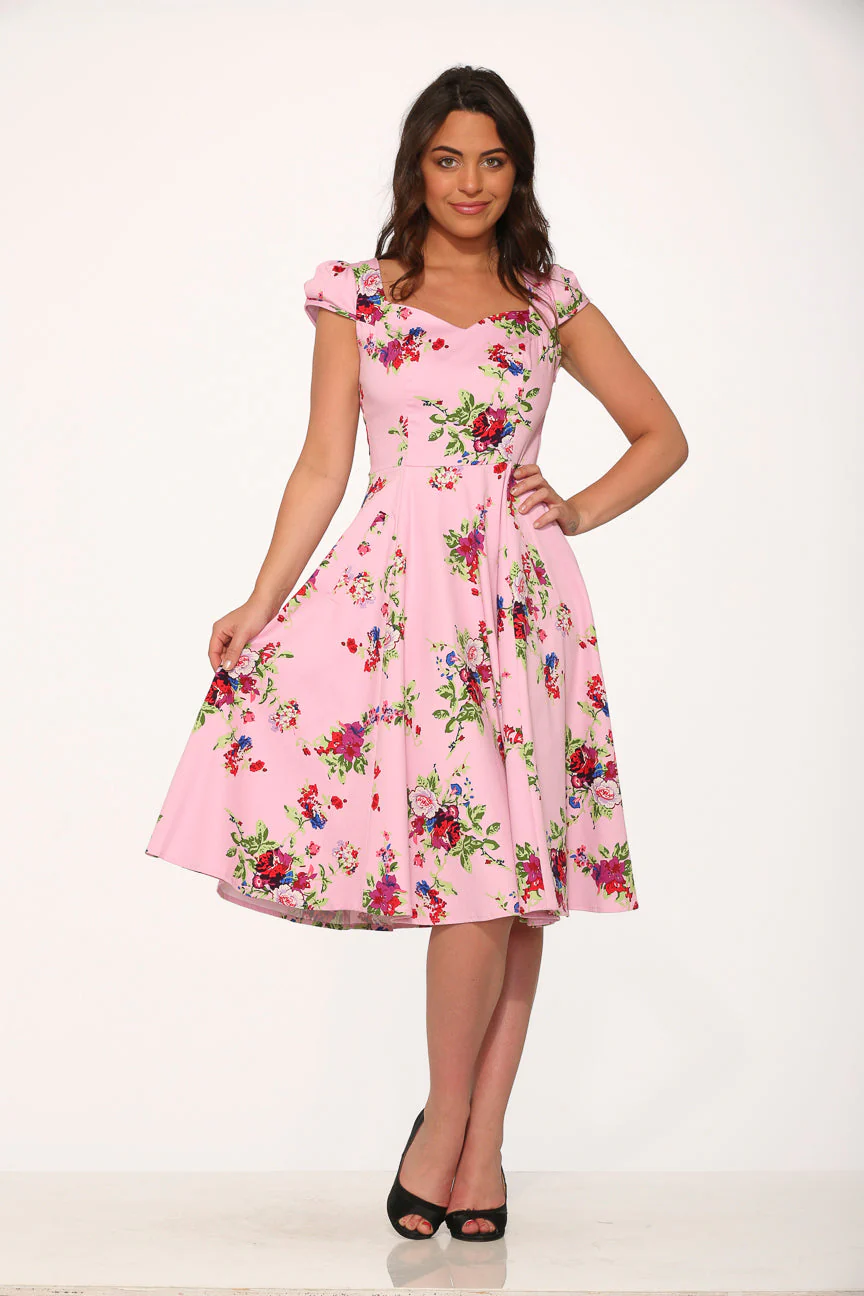 Pink Royall Ballet Swing Dress - Olabens