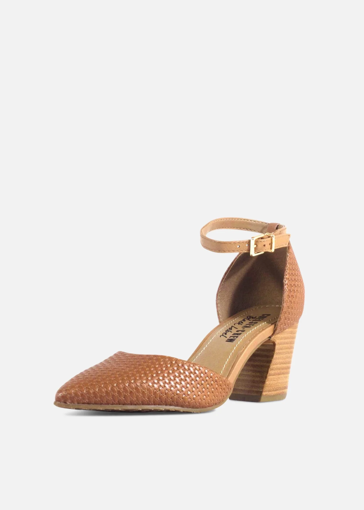 Miracle Woven Block Heeks - Olabens