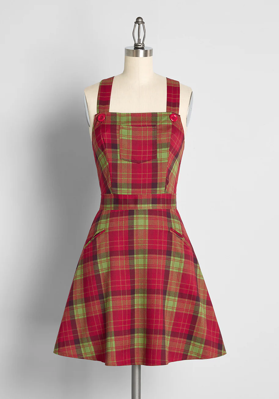 Plaid We Met Jumper - Olabens