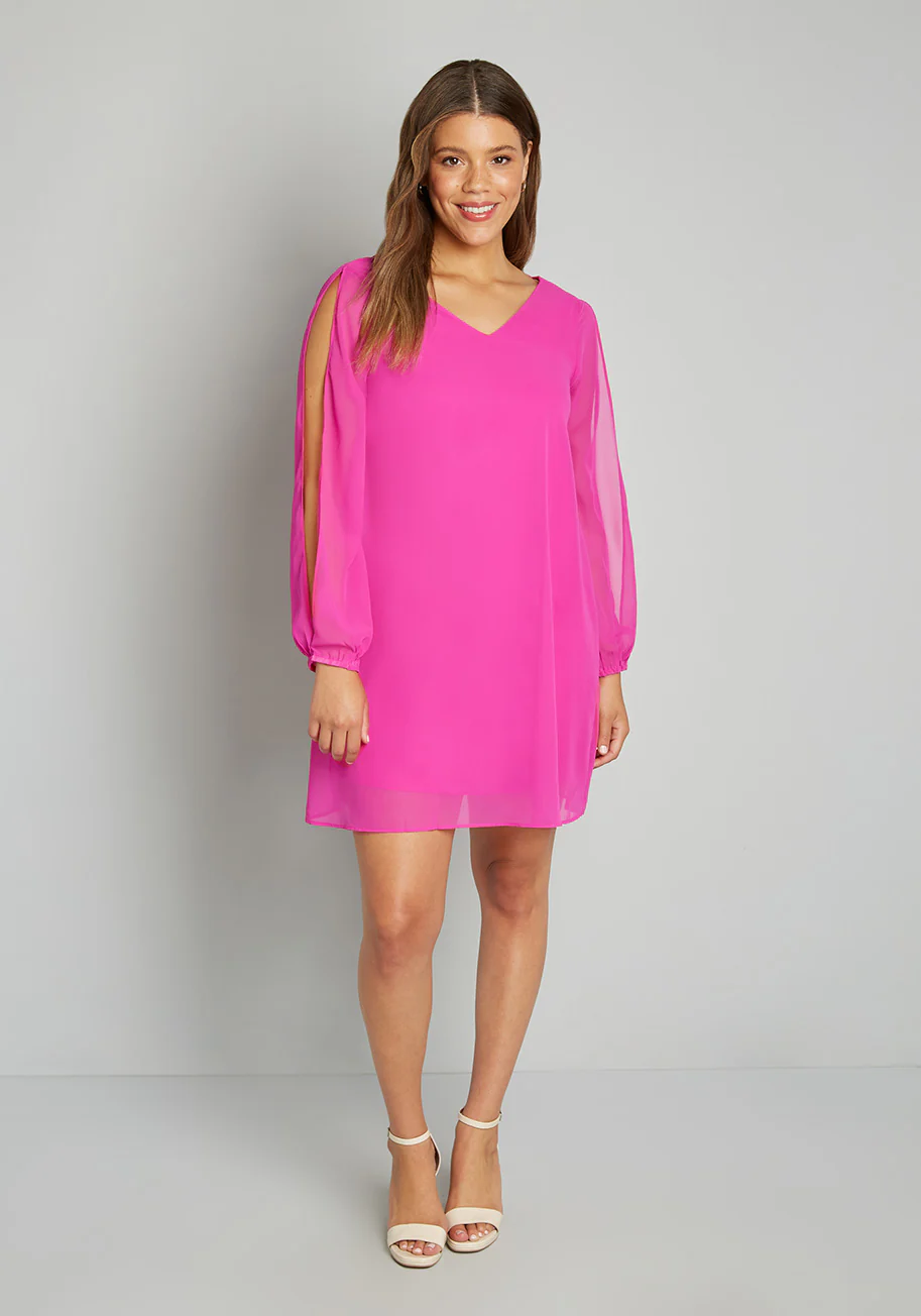 Looking So Luxe Shift Dress - Olabens