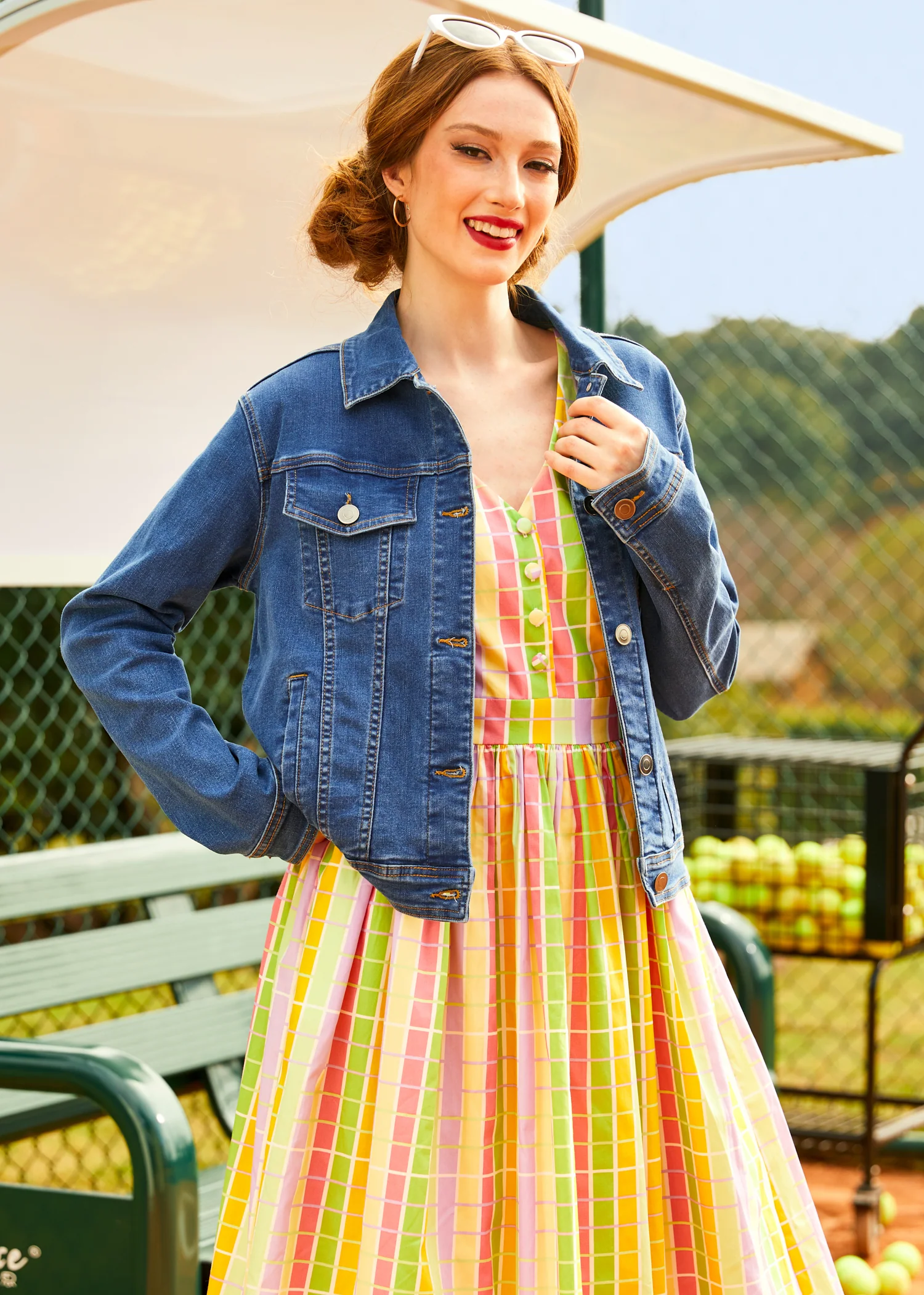 Over the Rainbow Denim Jacket - Olabens