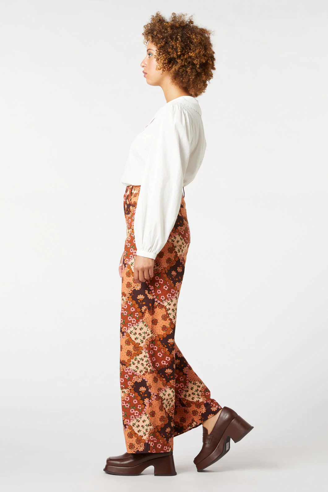 Patchwork Flower Jean - Olabens