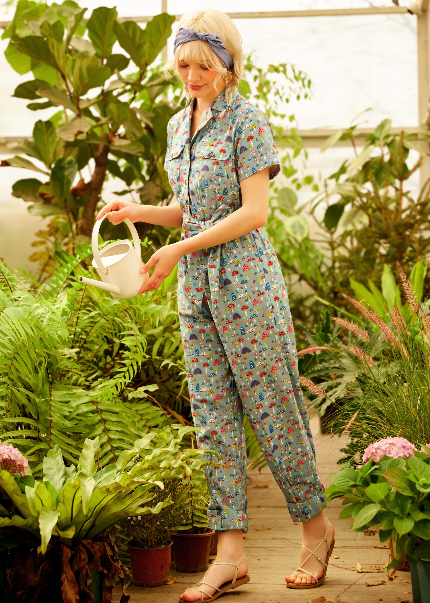 Mushroom About Town Jumpsuit - Olabens