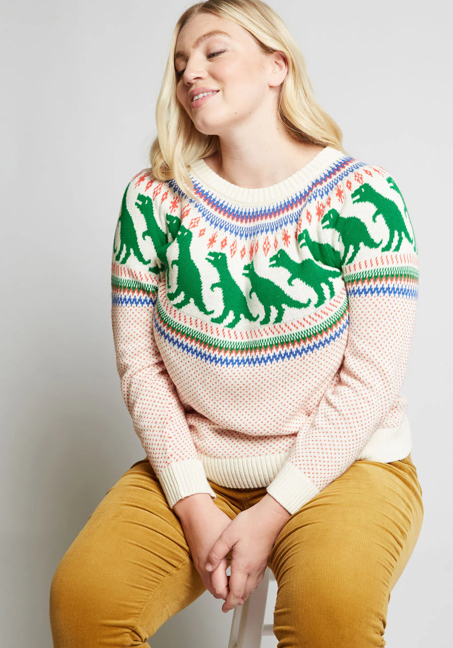 Rawr Ambition Fair Isle Sweater - Olabens