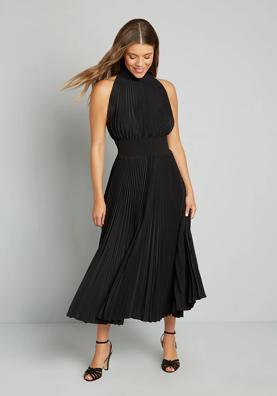 Halter My Perceptions Maxi Dress - Olabens