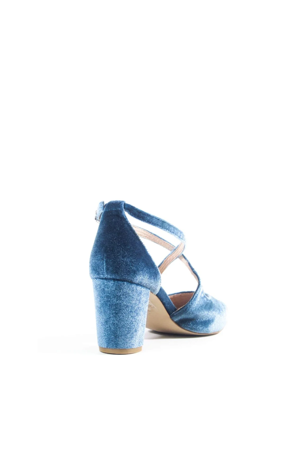 Oren Velvet Mary Jane Heels - Olabens