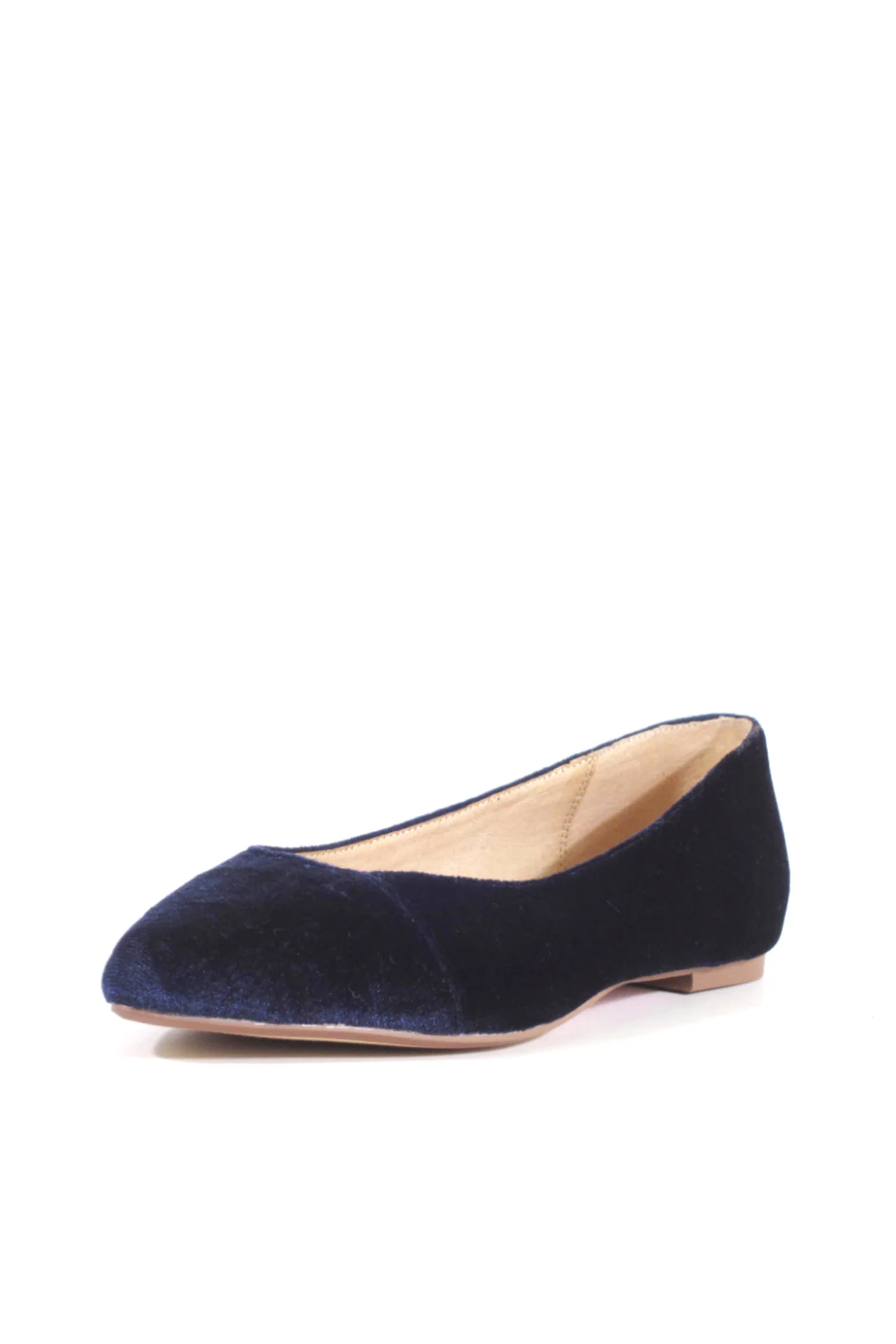 Pammy Velvet Ballet Flats - Olabens