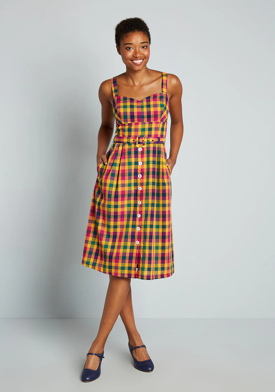 Check My Pulse Fit and Flare Dress - Olabens