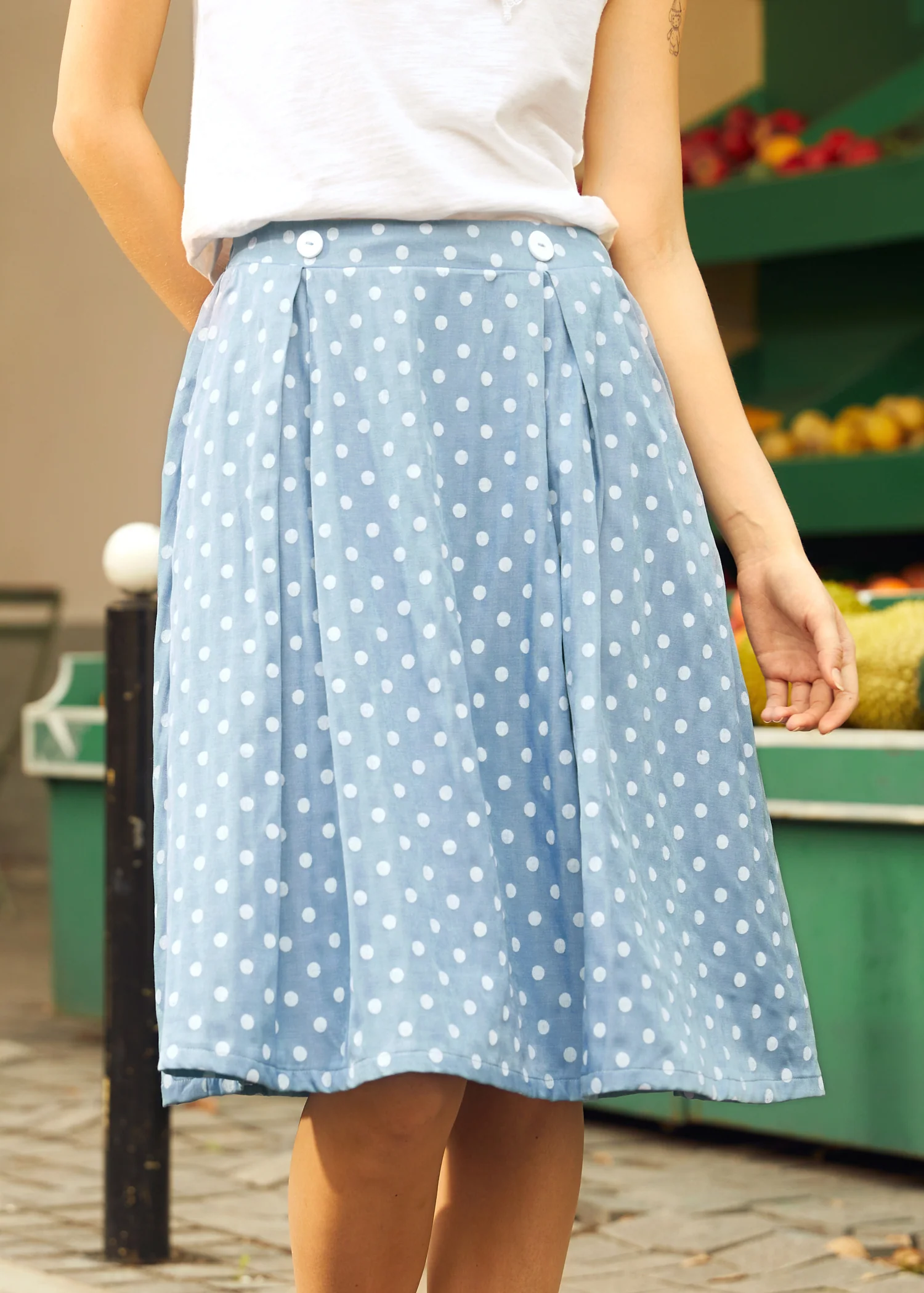 The Dot to Delight Skirt - Olabens