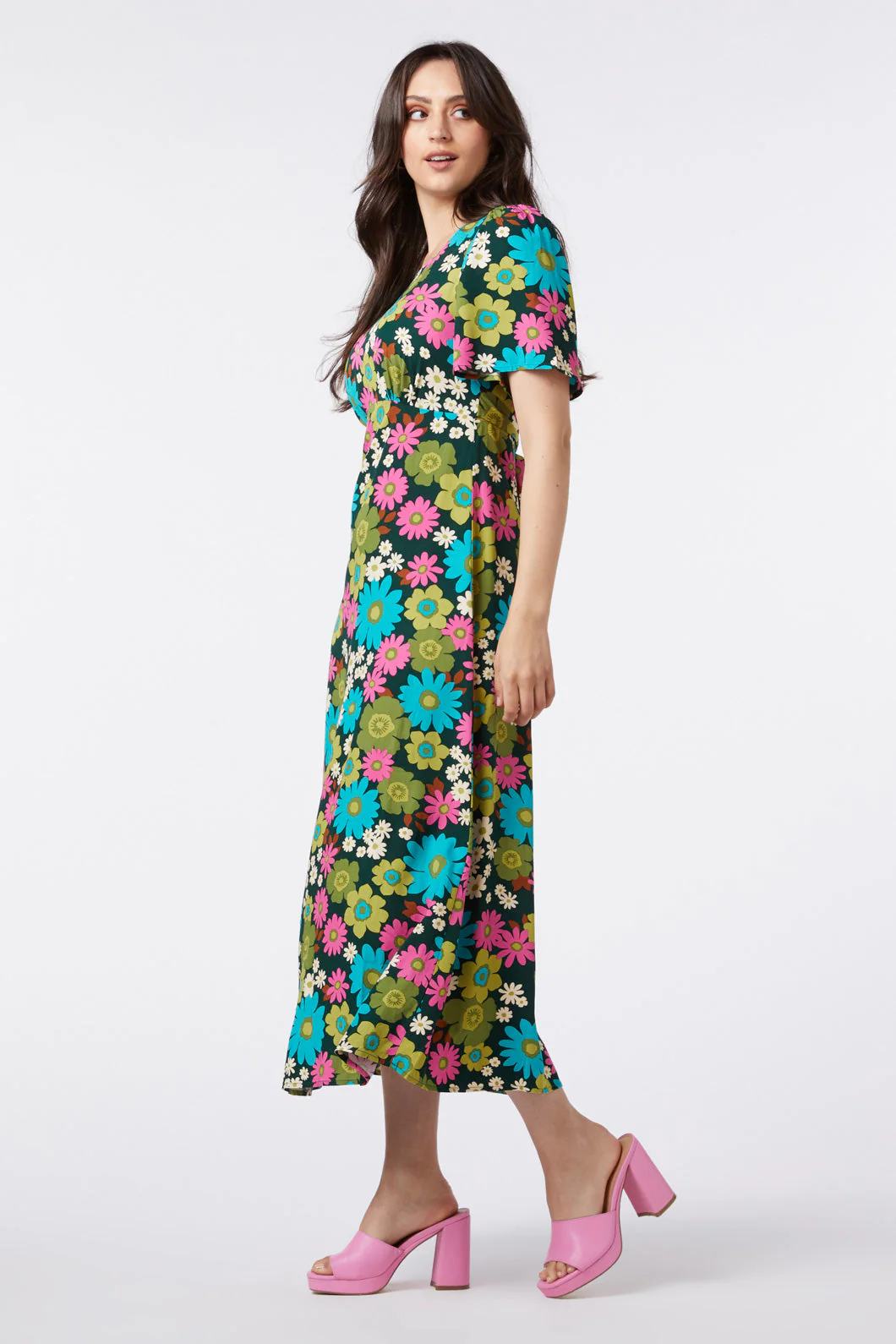 Pattie Floral Maxi Dress - Olabens