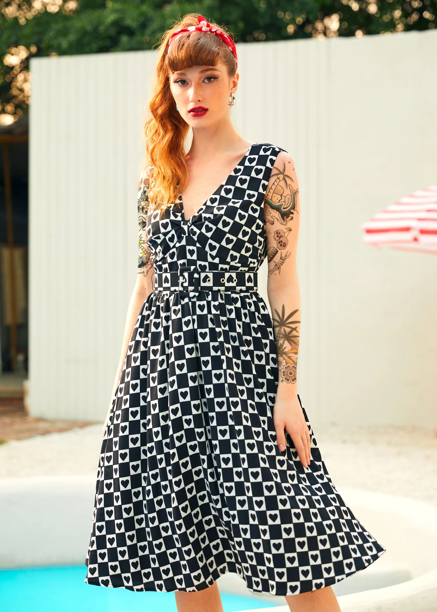 Hopeless Romantic Fit & Flare Dress - Olabens
