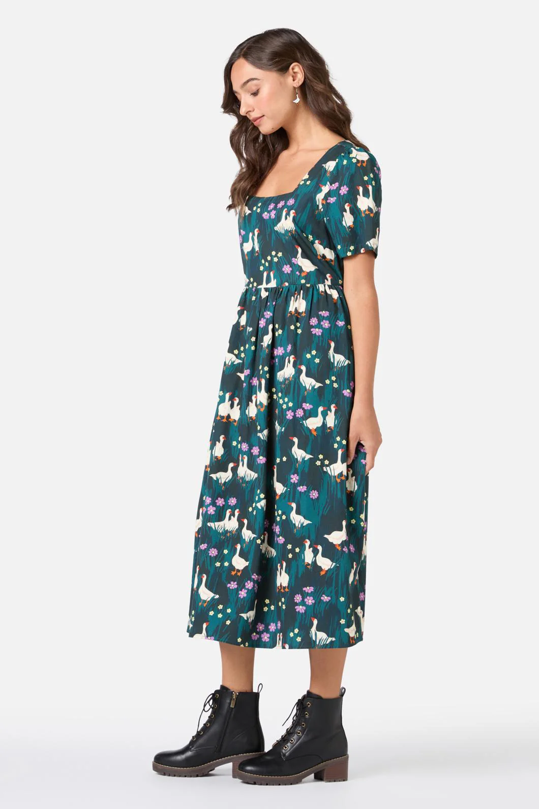 Lucy Goosey Midi Dress - Olabens