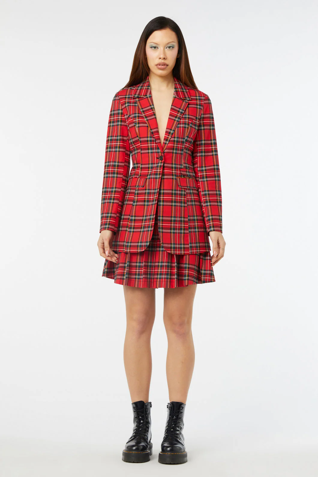 Chosen Tartan Blazer - Olabens
