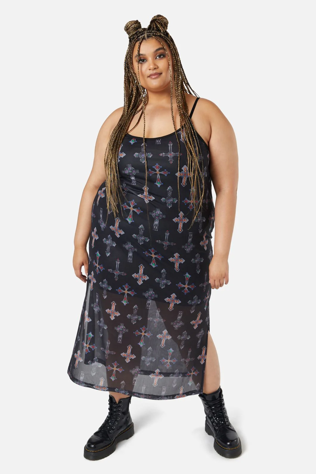Hope Had Died Mesh Dress - Olabens