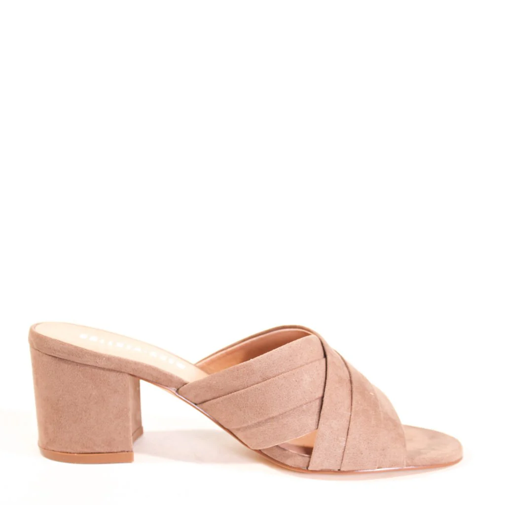 Monica Suede Mules - Olabens