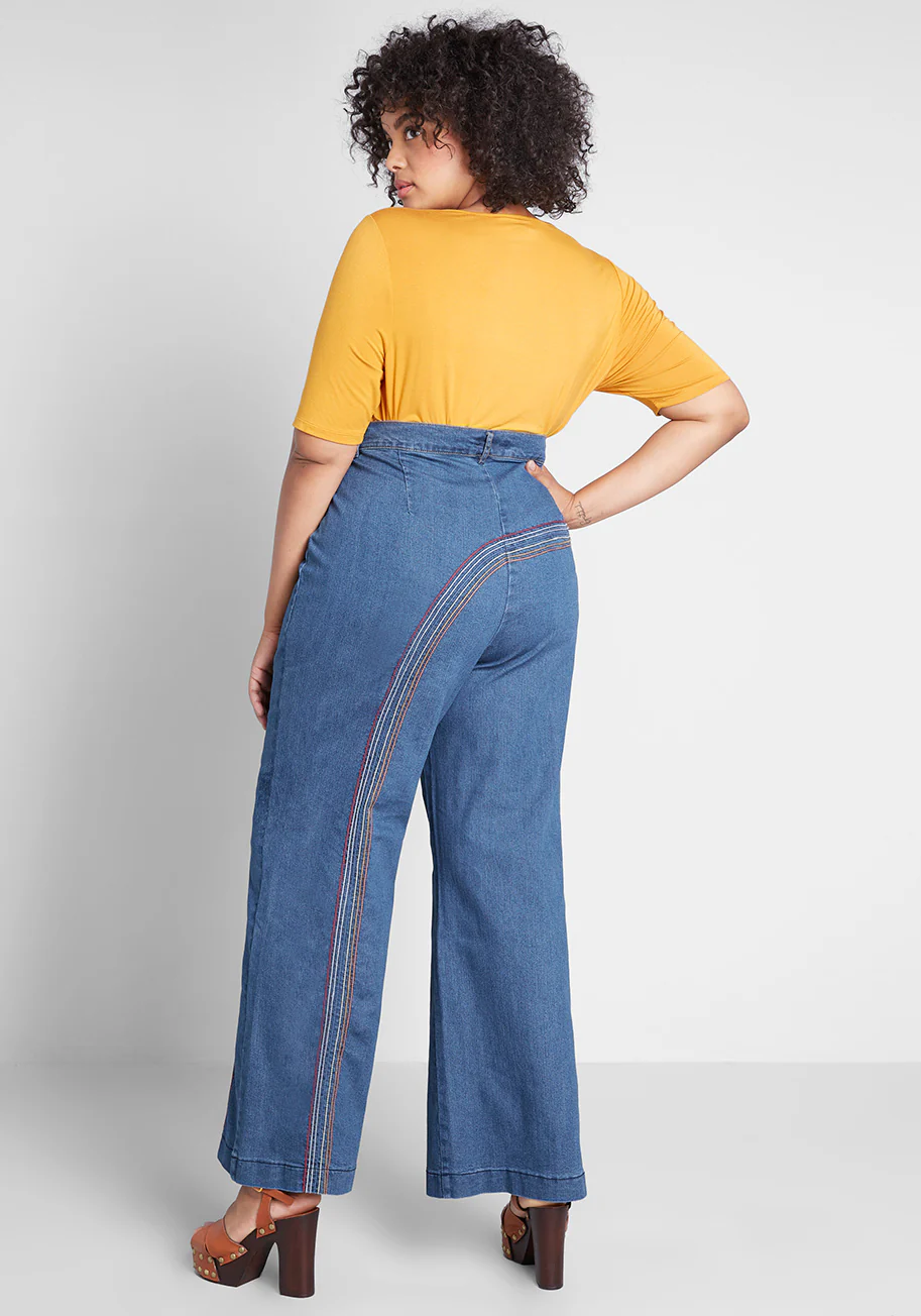 Rainbow With Me Jeans - Short Inseam - Olabens