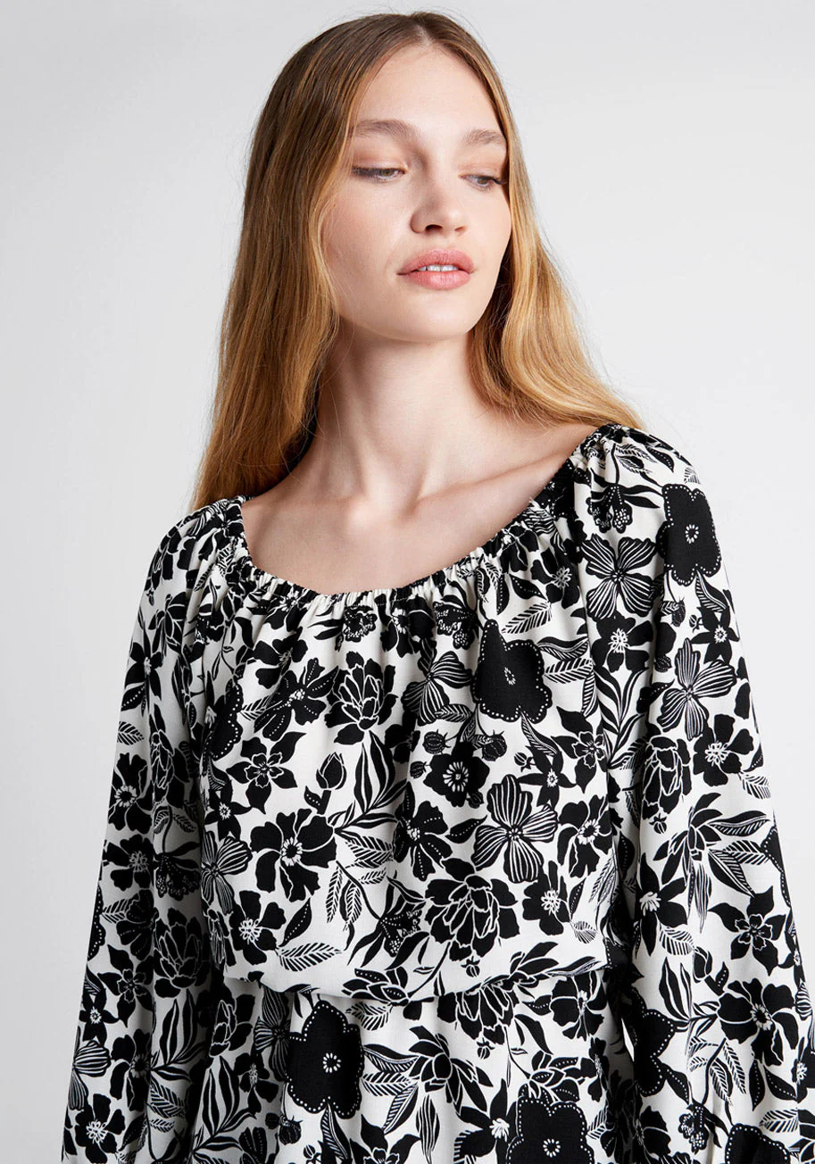 With A Light Heart Peplum Top - Olabens