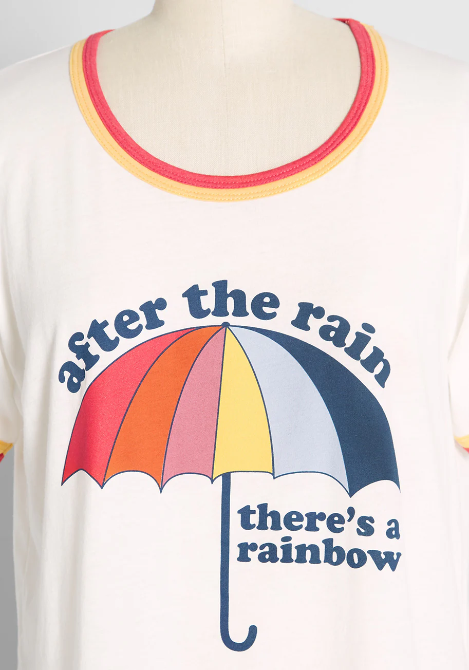 After the Rain Graphic Ringer Tee - Olabens