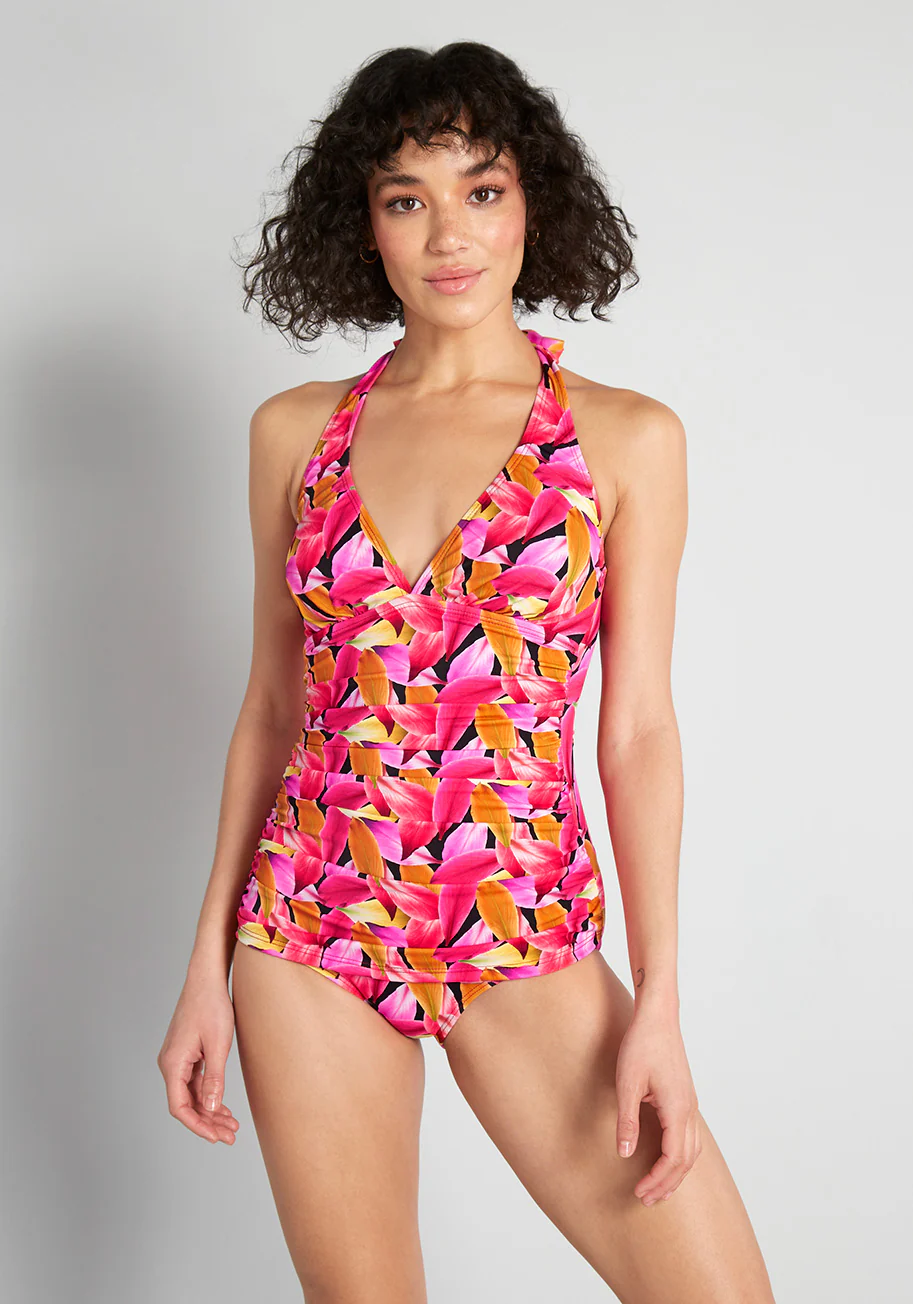 The Bathing Bombshell One-Piece Swimsuit - Olabens