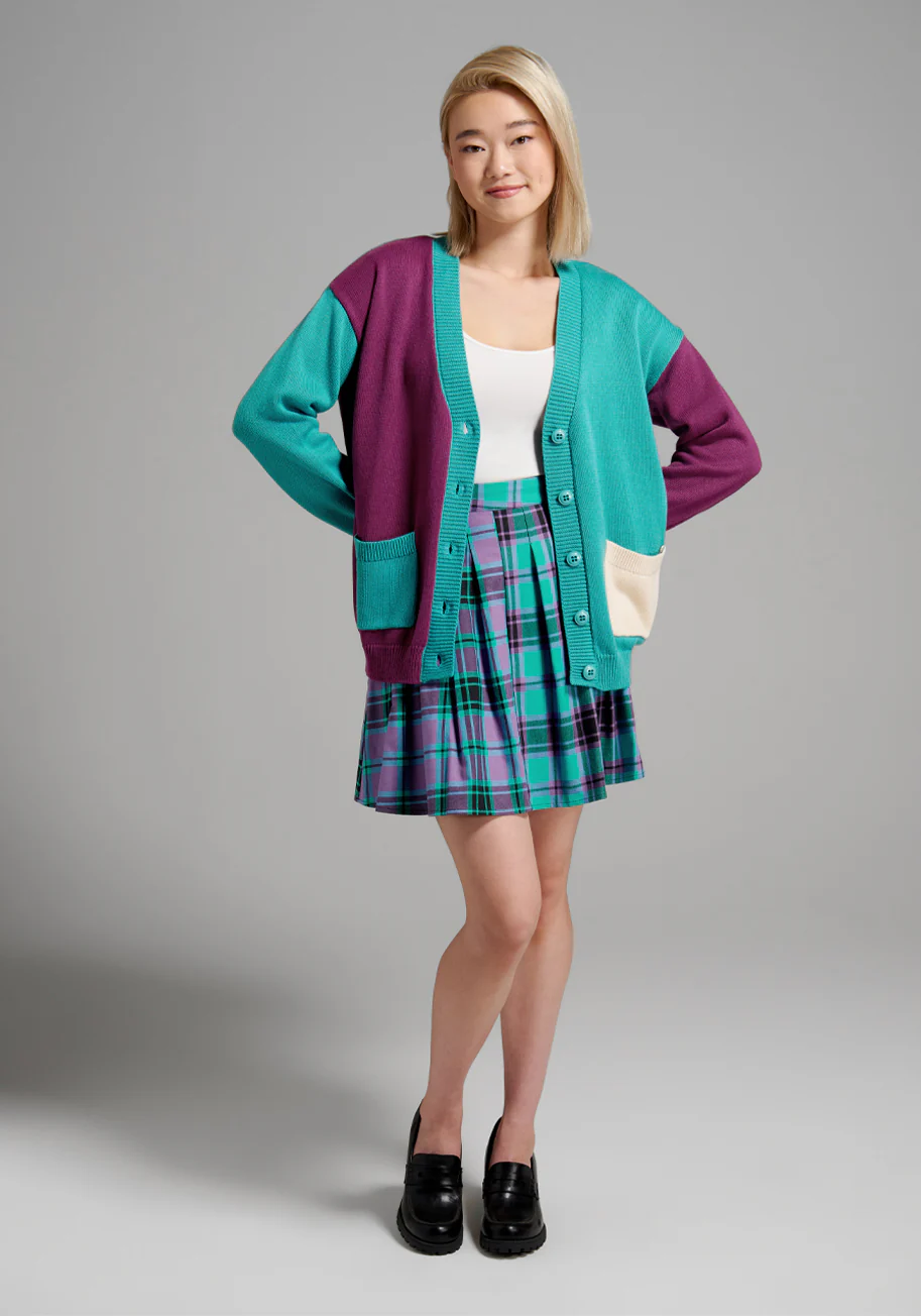 Let's Go Halfsies Mini Skirt - Olabens