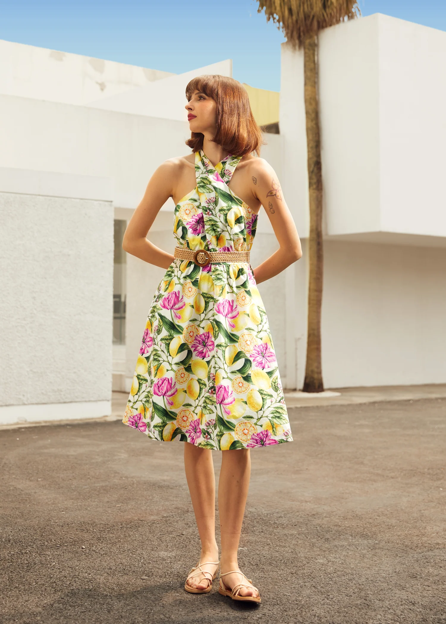 The Citrus Grove Getaway Dress - Olabens