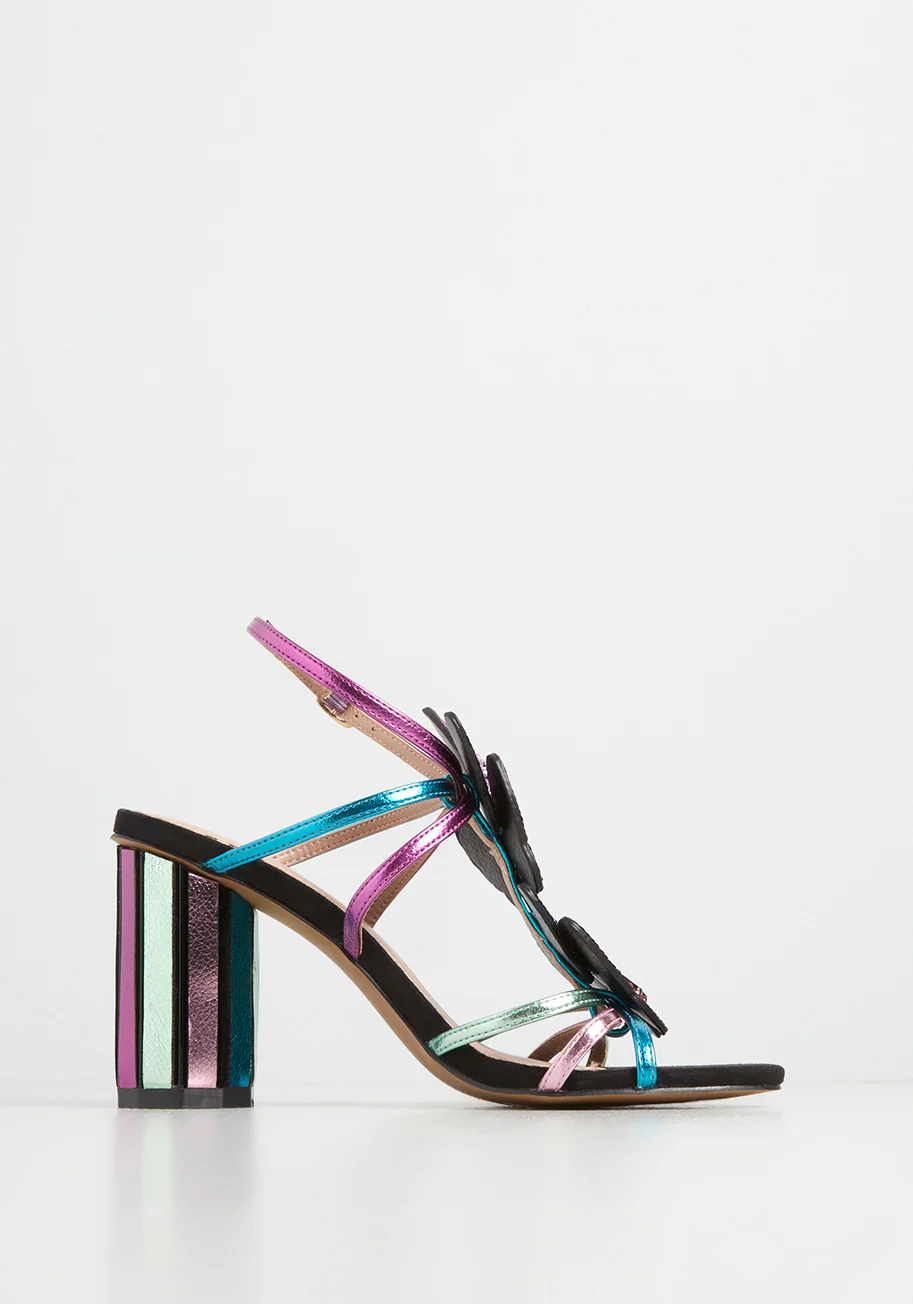 On Butterfly Lane Heeled Sandal - Olabens