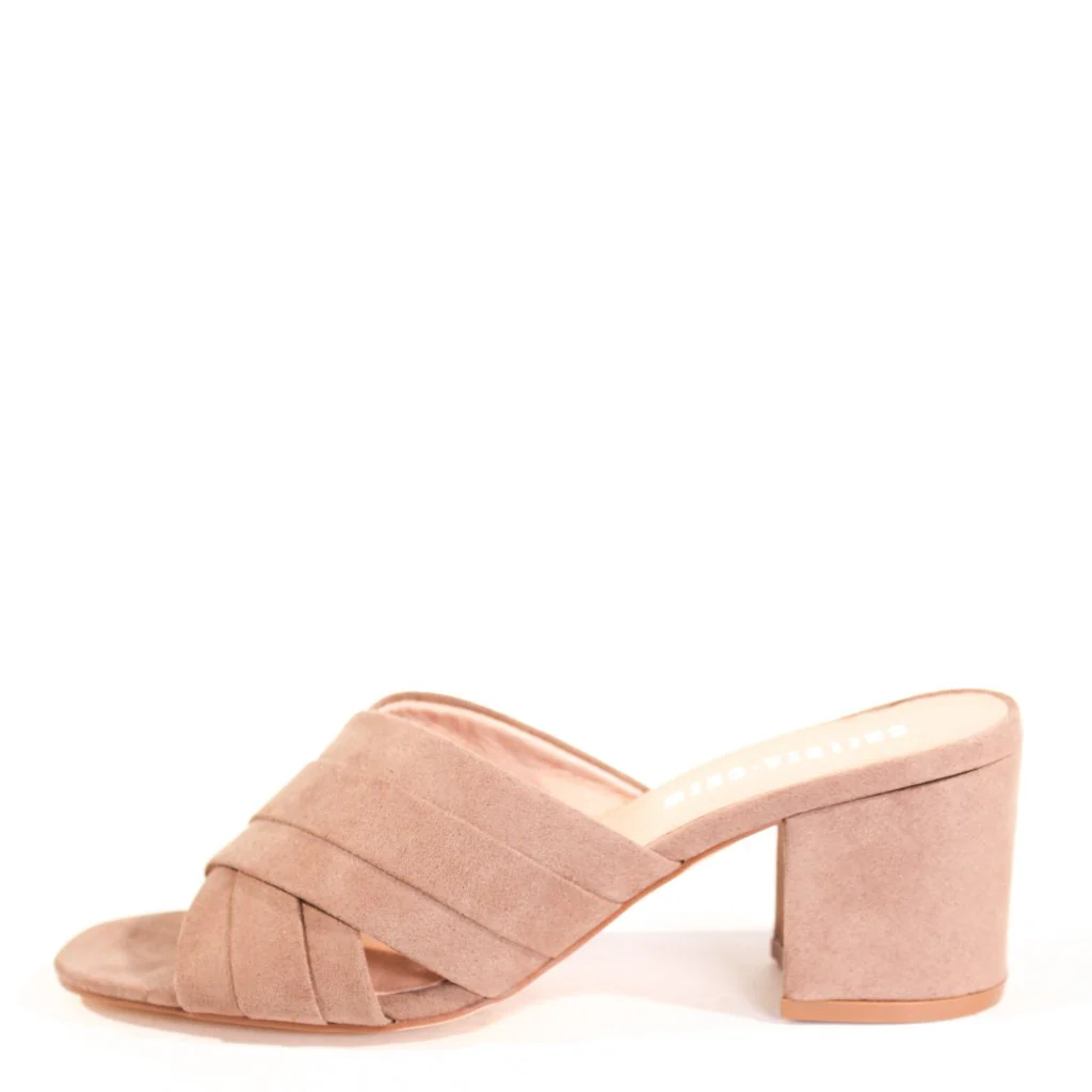Monica Suede Mules - Olabens
