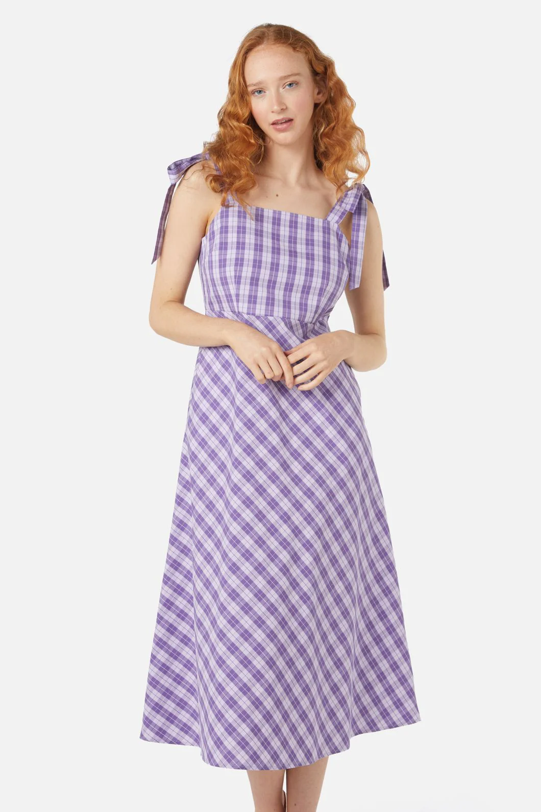 Juno Check Sundress - Olabens