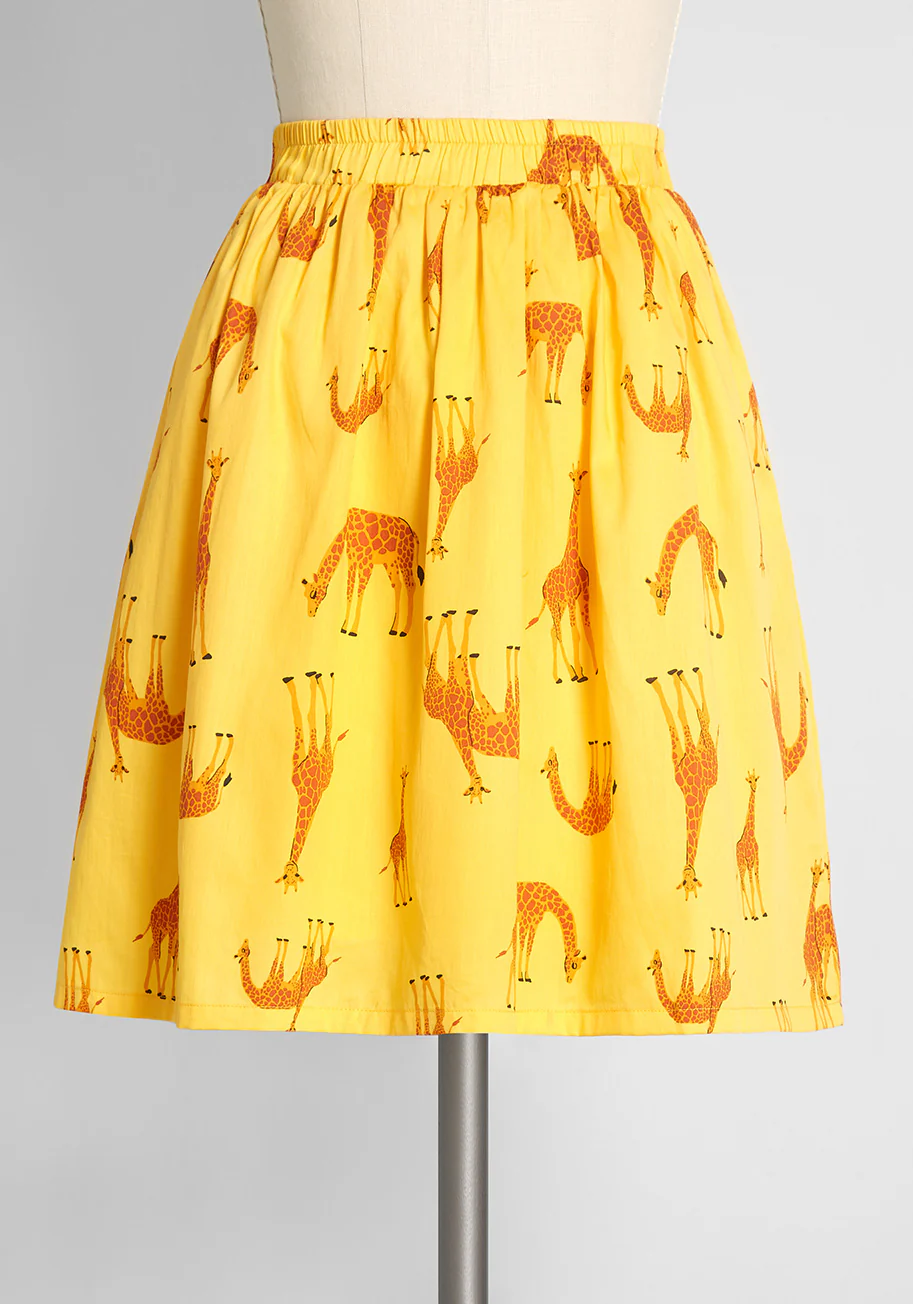 On My Wavelength Skater Skirt - Olabens