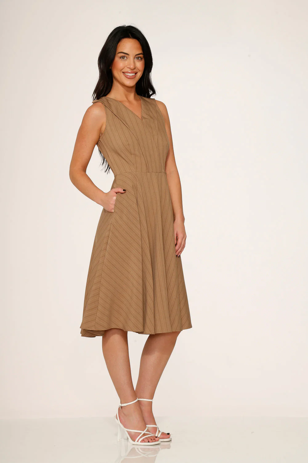 Camel Swing Dress - Olabens