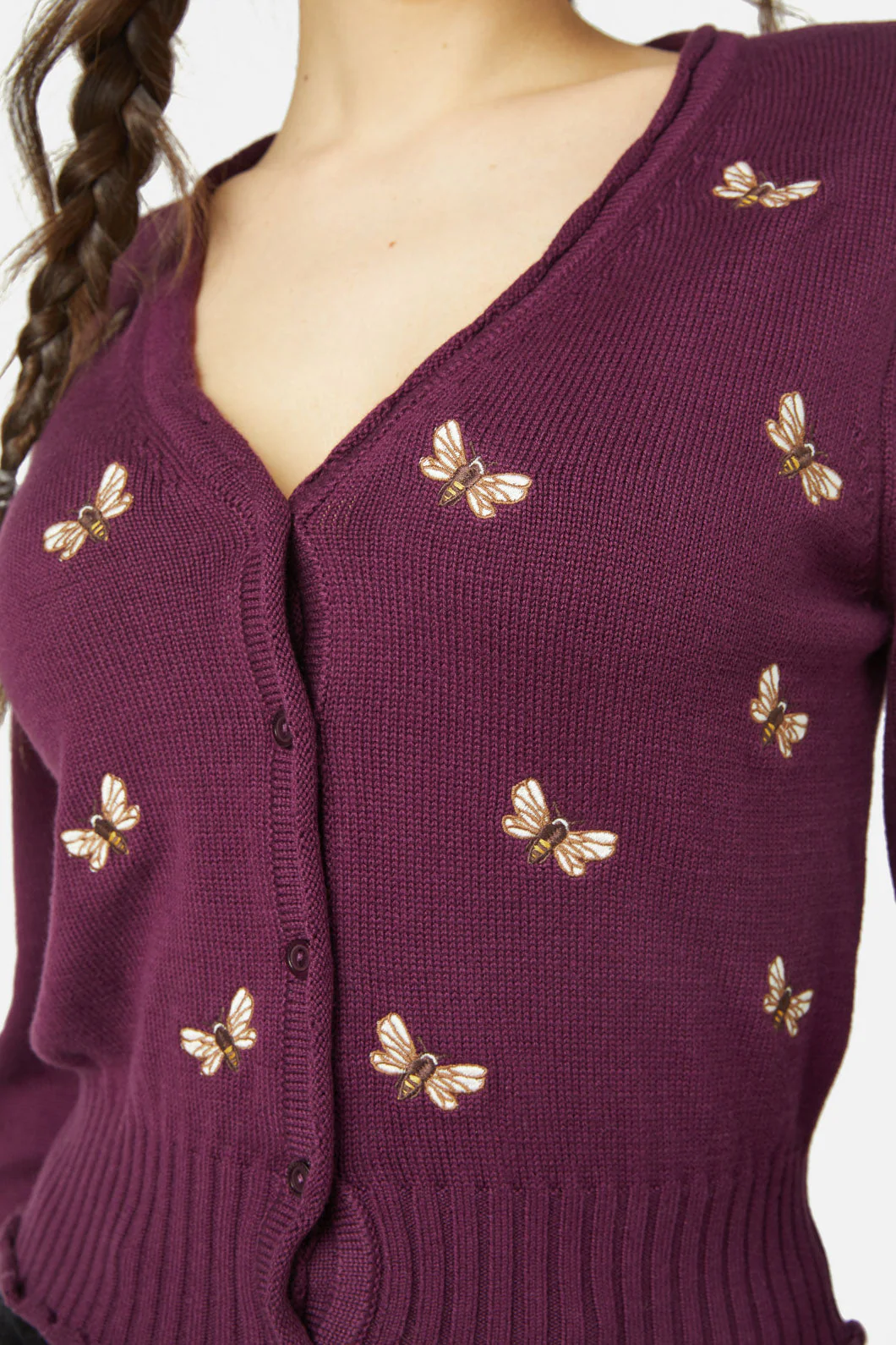 NZ Bee Emb Cardi - Olabens