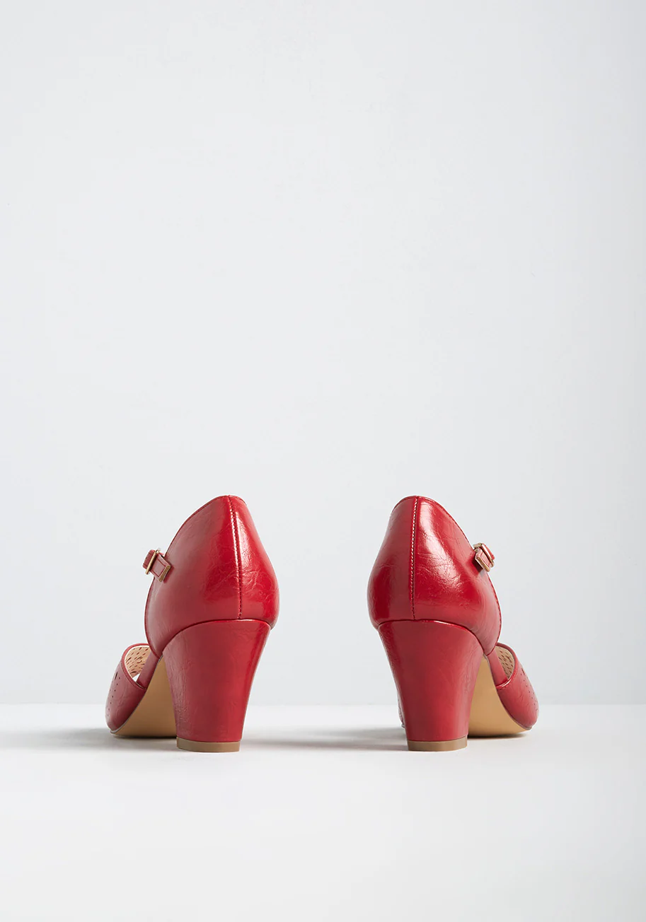 Can't Party Wait Peep-Toe Heel - Olabens