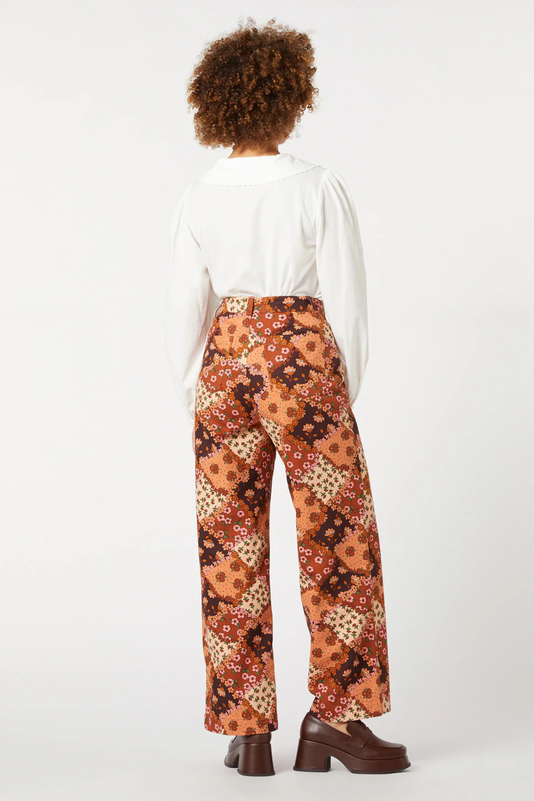 Patchwork Flower Jean - Olabens
