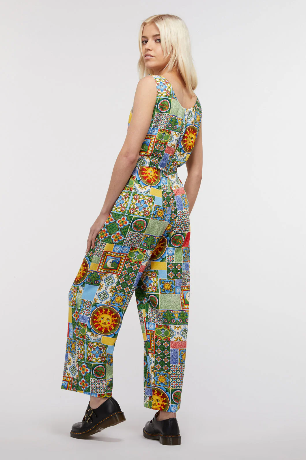 Majolica Viscose Jumpsuit - Olabens