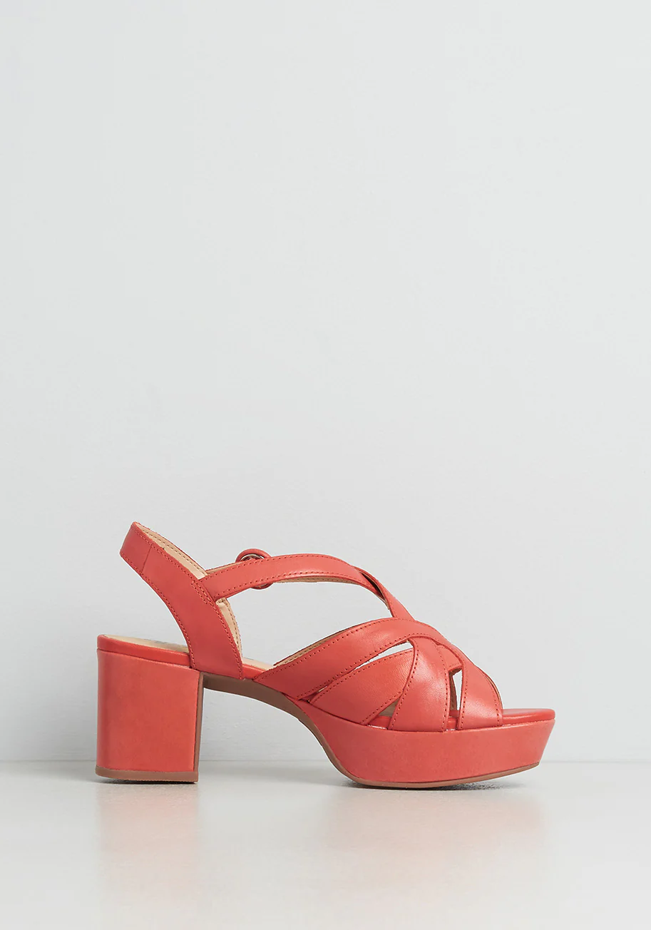 Through the Motions Platform Heel - Olabens