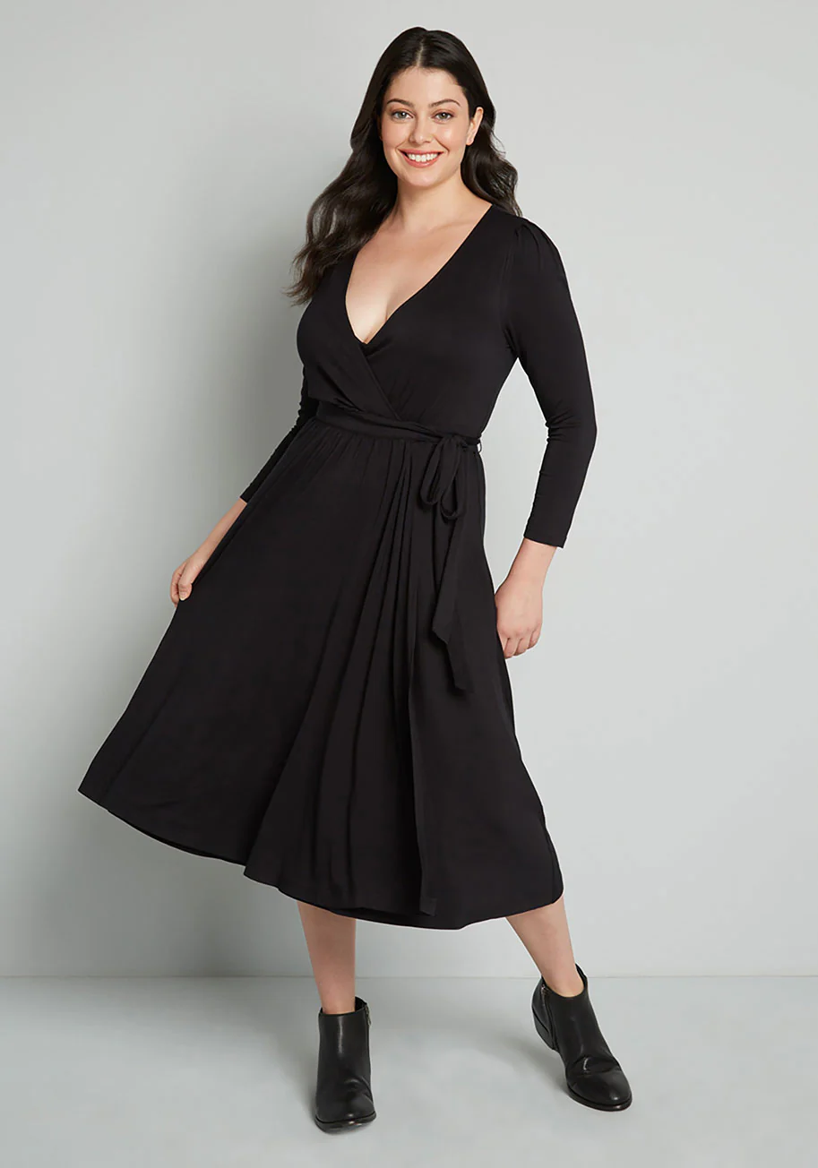 This Is My Moment Wrap Dress - Olabens