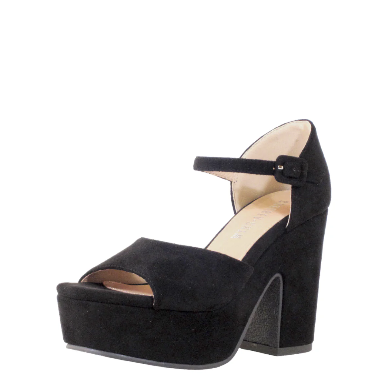 Quill Suede Platform Heels - Olabens