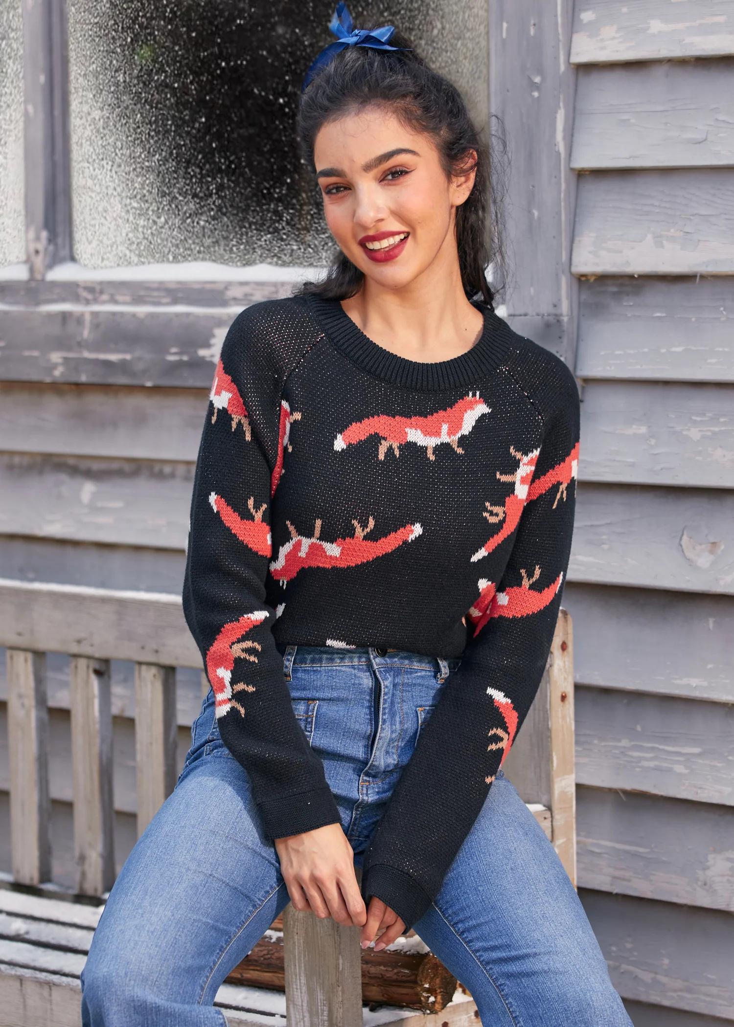 Full of Nostalgia Crewneck Pullover - Olabens
