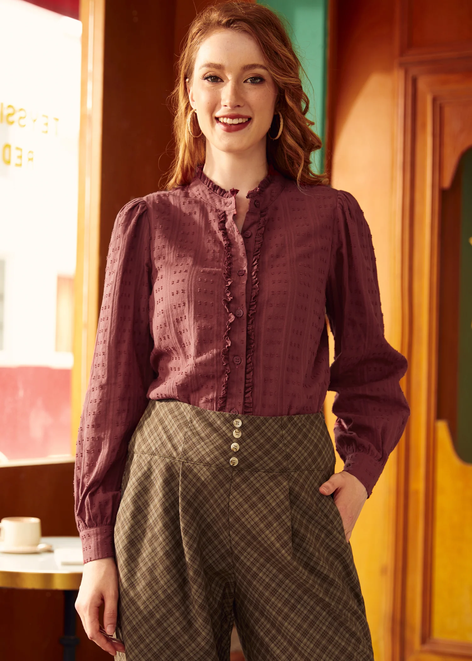Go-Go Girl Ruffle Blouse - Olabens
