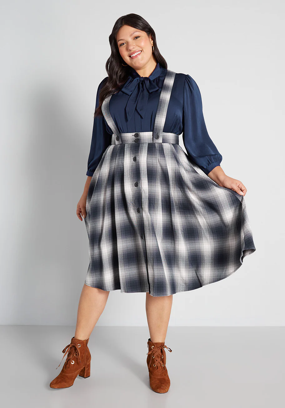 Being Good Never Felt So Plaid Jumper - Olabens