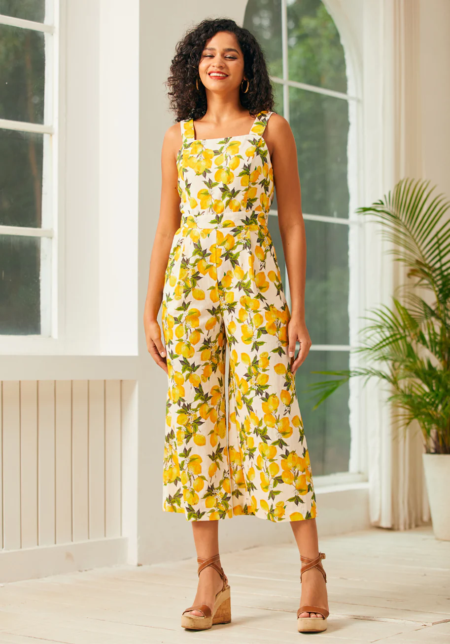 A Playful Bouquet Jumpsuit - Olabens
