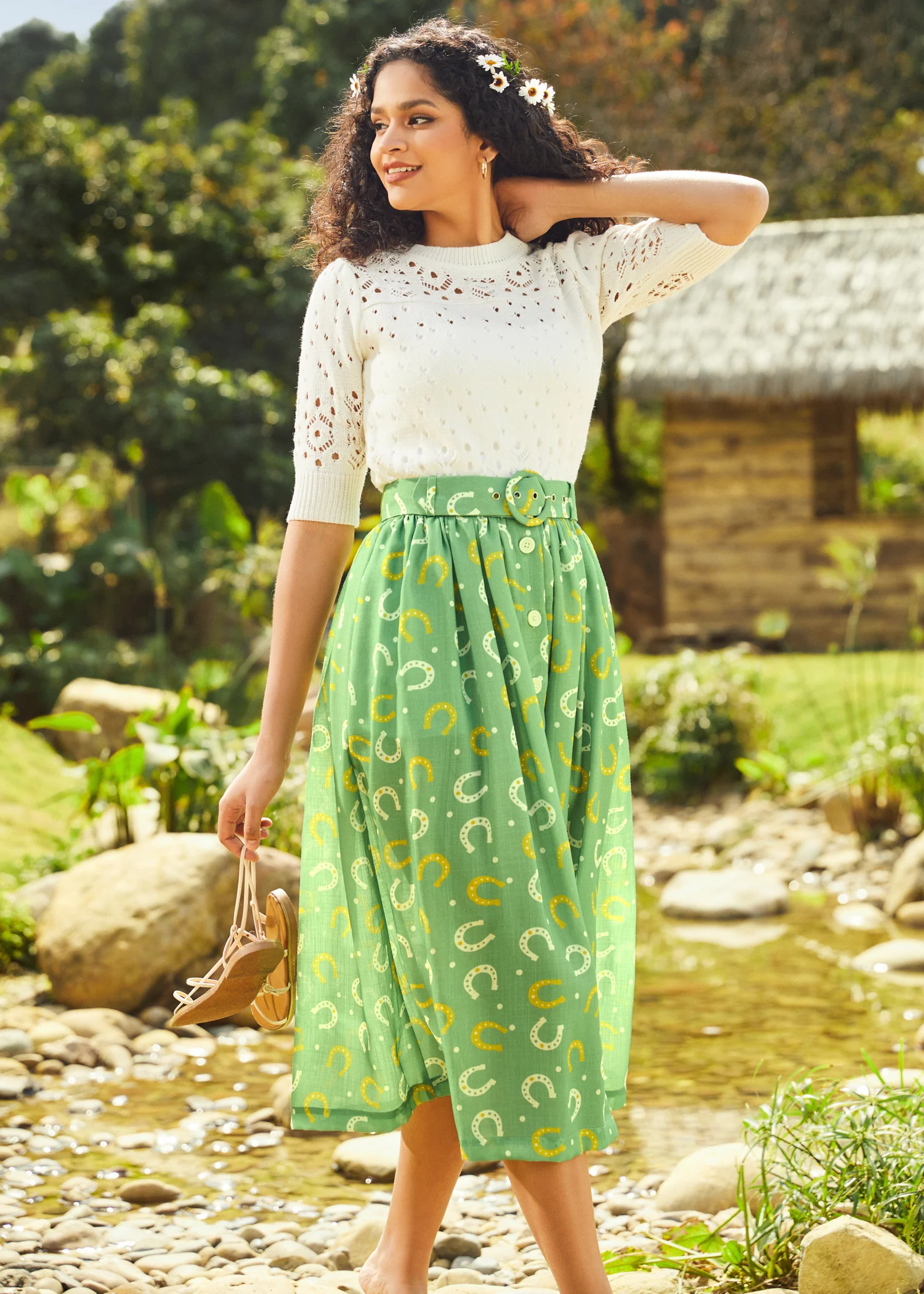 A Dash of Darling Short Sleeve Pullover Sweater - Olabens