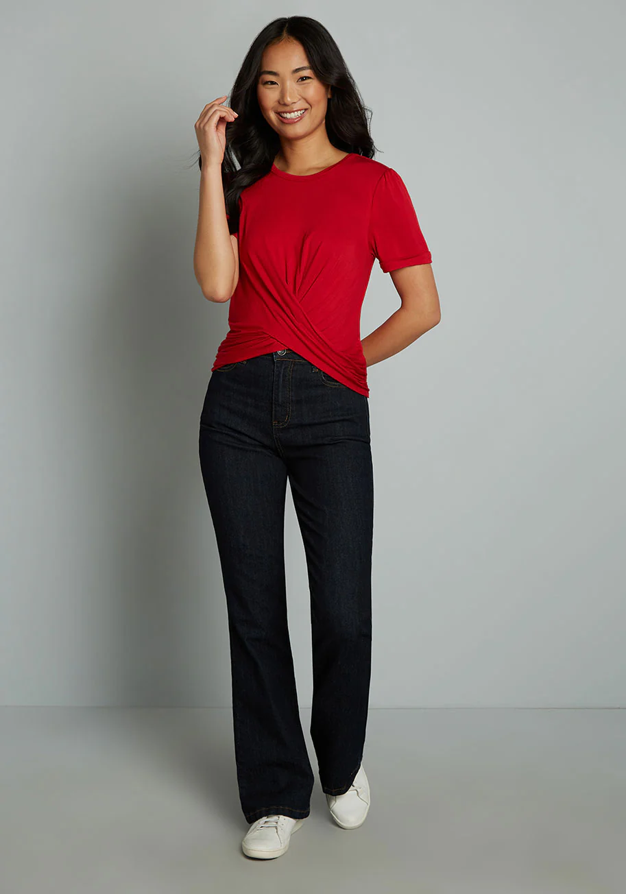 A Twist of Fun Knit Top - Olabens