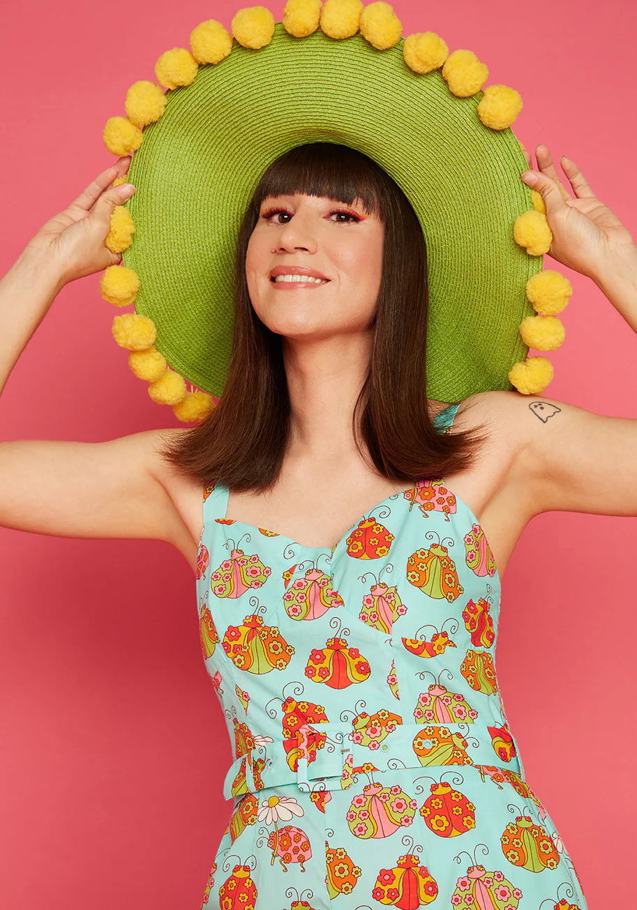 Isnyt x Marisol Muro Bugs and Kisses Wide-Leg Jumpsuit - Olabens