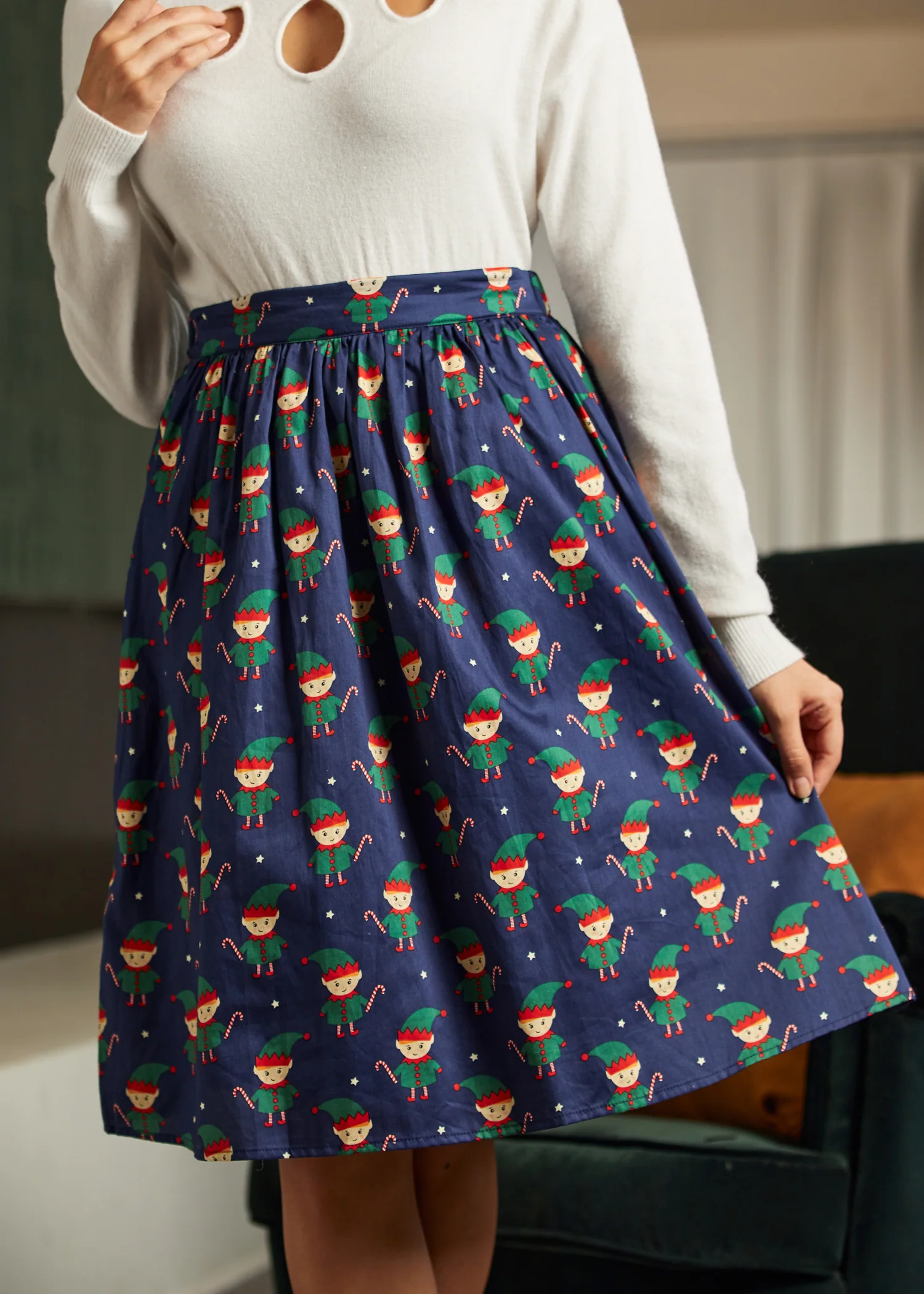More Than Charming Cotton Skirt - Olabens