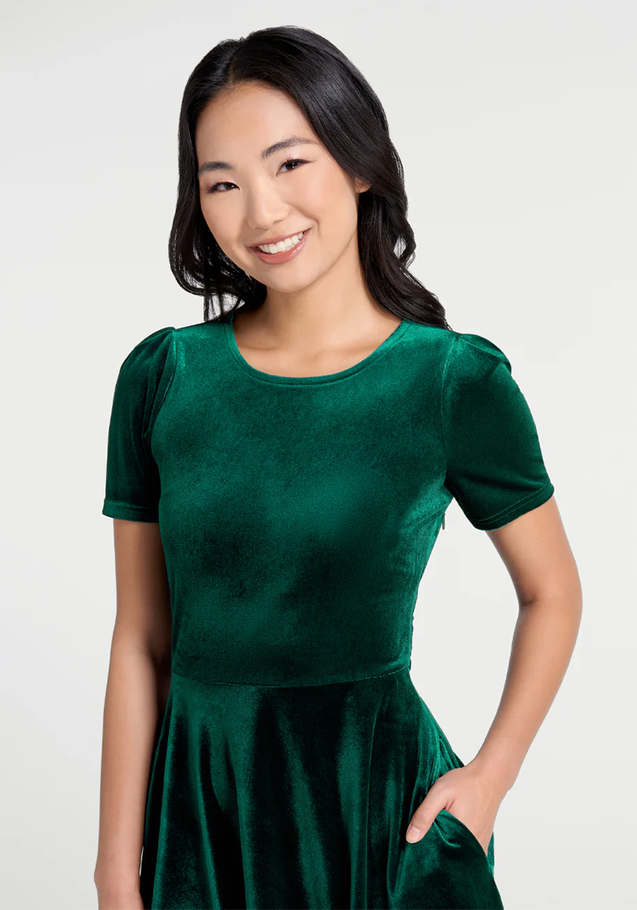 Party Favors Fit-and-Flare Dress - Olabens